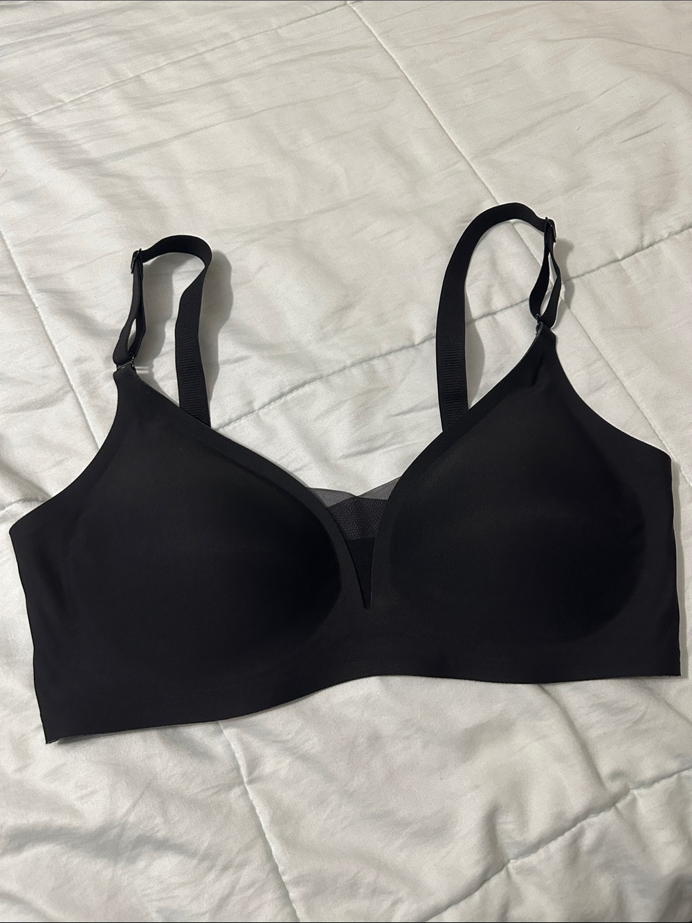 Seamless Black Wireless Contour Bra - Women Intimates & Sleepwear